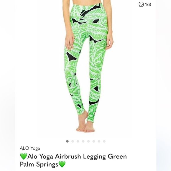 ALO Yoga Other - ALO Yoga Kids Leaf Print Leggings